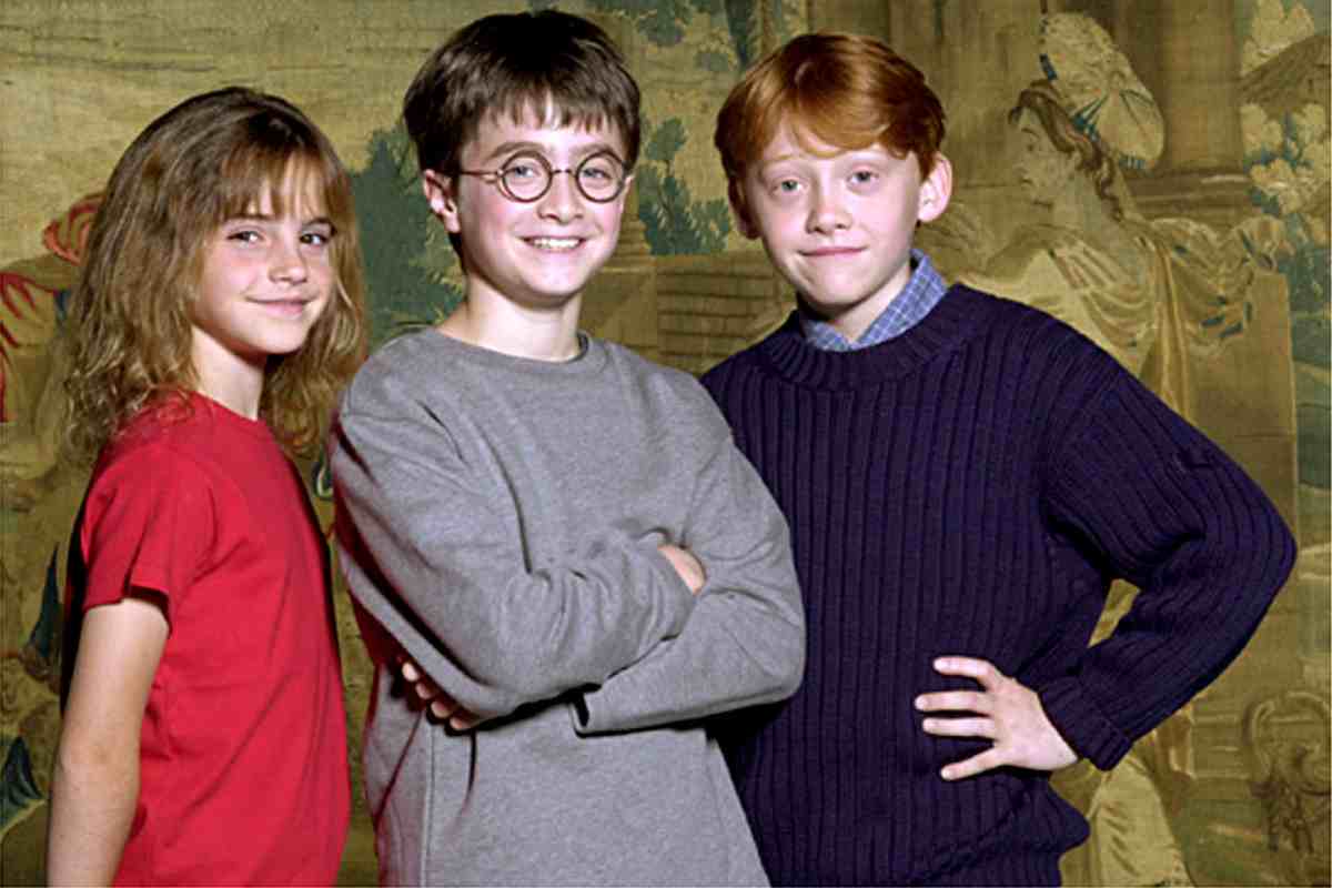 Emma Watson, Daniel Radcliffe e Rupert Grint in Harry Potter